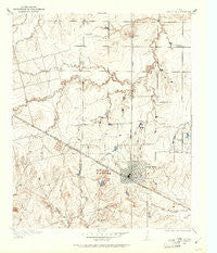 Electra Texas Historical topographic map, 1:24000 scale, 7.5 X 7.5 Minute, Year 1916