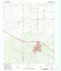 Electra Texas Historical topographic map, 1:24000 scale, 7.5 X 7.5 Minute, Year 1991