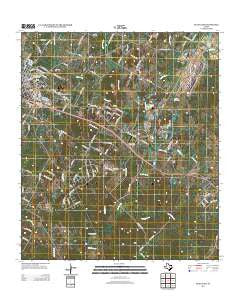 Elgin East Texas Historical topographic map, 1:24000 scale, 7.5 X 7.5 Minute, Year 2012