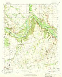 Elmer Oklahoma Historical topographic map, 1:62500 scale, 15 X 15 Minute, Year 1958