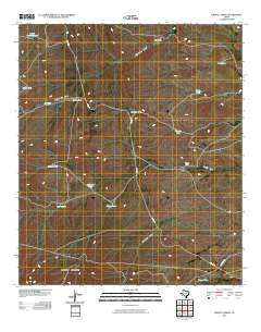 Emory Corral Texas Historical topographic map, 1:24000 scale, 7.5 X 7.5 Minute, Year 2010