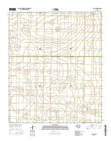 Enochs Texas Current topographic map, 1:24000 scale, 7.5 X 7.5 Minute, Year 2016
