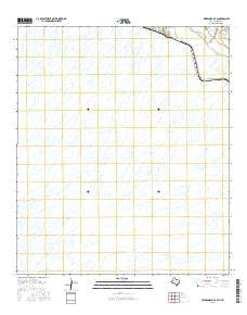 Esperanza OE S Texas Current topographic map, 1:24000 scale, 7.5 X 7.5 Minute, Year 2016