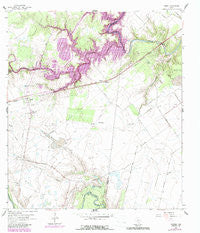 Fannin Texas Historical topographic map, 1:24000 scale, 7.5 X 7.5 Minute, Year 1962