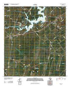 Fannin Texas Historical topographic map, 1:24000 scale, 7.5 X 7.5 Minute, Year 2010
