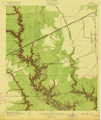 Fauna Texas Historical topographic map, 1:31680 scale, 7.5 X 7.5 Minute, Year 1920
