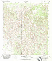 Flat Rock Creek NW Texas Historical topographic map, 1:24000 scale, 7.5 X 7.5 Minute, Year 1978