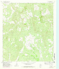 Fly Gap Texas Historical topographic map, 1:24000 scale, 7.5 X 7.5 Minute, Year 1962