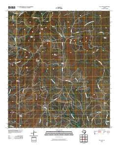 Fly Gap Texas Historical topographic map, 1:24000 scale, 7.5 X 7.5 Minute, Year 2010