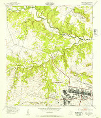 Fort Hood Texas Historical topographic map, 1:24000 scale, 7.5 X 7.5 Minute, Year 1947