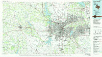 Fort Worth Texas Historical topographic map, 1:100000 scale, 30 X 60 Minute, Year 1985