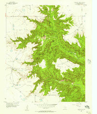 Fortress Cliff Texas Historical topographic map, 1:24000 scale, 7.5 X 7.5 Minute, Year 1956
