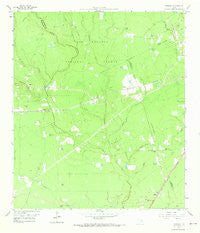 Fostoria Texas Historical topographic map, 1:24000 scale, 7.5 X 7.5 Minute, Year 1958