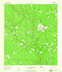 Fostoria Texas Historical topographic map, 1:24000 scale, 7.5 X 7.5 Minute, Year 1958