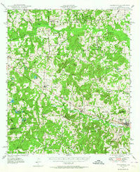 Frankston Texas Historical topographic map, 1:62500 scale, 15 X 15 Minute, Year 1949