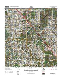 Friendswood Texas Historical topographic map, 1:24000 scale, 7.5 X 7.5 Minute, Year 2013