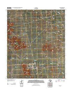 Gail Texas Historical topographic map, 1:24000 scale, 7.5 X 7.5 Minute, Year 2012