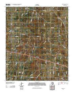 Garner Texas Historical topographic map, 1:24000 scale, 7.5 X 7.5 Minute, Year 2010