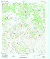 Gay Hill Texas Historical topographic map, 1:24000 scale, 7.5 X 7.5 Minute, Year 1959