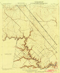 Genoa Texas Historical topographic map, 1:31680 scale, 7.5 X 7.5 Minute, Year 1932