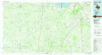 George West Texas Historical topographic map, 1:100000 scale, 30 X 60 Minute, Year 1985