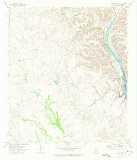 Gillis Ranch Texas Historical topographic map, 1:24000 scale, 7.5 X 7.5 Minute, Year 1972