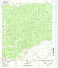 Glass Mountain Ranch Texas Historical topographic map, 1:24000 scale, 7.5 X 7.5 Minute, Year 1983