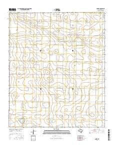 Gomez Texas Current topographic map, 1:24000 scale, 7.5 X 7.5 Minute, Year 2016