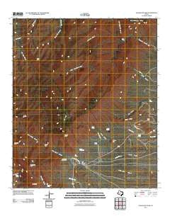 Guadalupe Peak Texas Historical topographic map, 1:24000 scale, 7.5 X 7.5 Minute, Year 2011