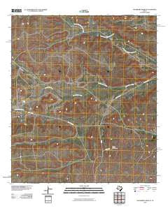 Hackberry Draw SE Texas Historical topographic map, 1:24000 scale, 7.5 X 7.5 Minute, Year 2010