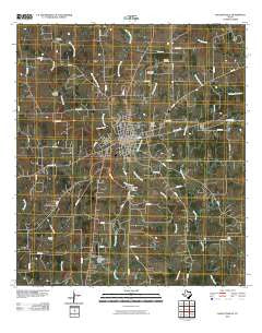Hallettsville Texas Historical topographic map, 1:24000 scale, 7.5 X 7.5 Minute, Year 2010