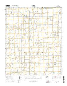 Happy Union Texas Current topographic map, 1:24000 scale, 7.5 X 7.5 Minute, Year 2016