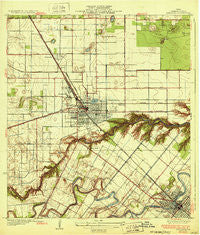 Harlingen Texas Historical topographic map, 1:31680 scale, 7.5 X 7.5 Minute, Year 1932