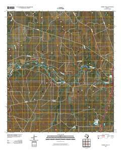 Harris Lake Texas Historical topographic map, 1:24000 scale, 7.5 X 7.5 Minute, Year 2010
