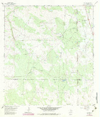 Hartland Texas Historical topographic map, 1:24000 scale, 7.5 X 7.5 Minute, Year 1963