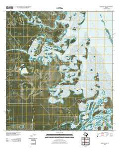 Hawk Island Texas Historical topographic map, 1:24000 scale, 7.5 X 7.5 Minute, Year 2010