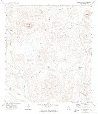Hen Egg Mountain Texas Historical topographic map, 1:24000 scale, 7.5 X 7.5 Minute, Year 1971