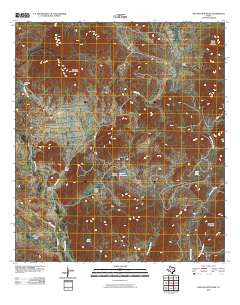 Hen Egg Mountain Texas Historical topographic map, 1:24000 scale, 7.5 X 7.5 Minute, Year 2010