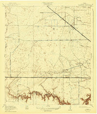 Hillendahl Texas Historical topographic map, 1:31680 scale, 7.5 X 7.5 Minute, Year 1918
