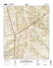 Hillsboro East Texas Current topographic map, 1:24000 scale, 7.5 X 7.5 Minute, Year 2016