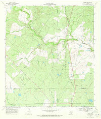 Hindes Texas Historical topographic map, 1:24000 scale, 7.5 X 7.5 Minute, Year 1969