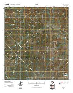 Hindes Texas Historical topographic map, 1:24000 scale, 7.5 X 7.5 Minute, Year 2010