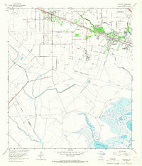 Hitchcock Texas Historical topographic map, 1:24000 scale, 7.5 X 7.5 Minute, Year 1964