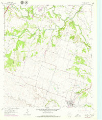Holland Texas Historical topographic map, 1:24000 scale, 7.5 X 7.5 Minute, Year 1964