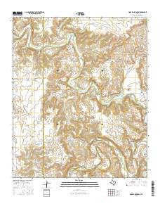 Hoover Mountain Texas Current topographic map, 1:24000 scale, 7.5 X 7.5 Minute, Year 2016