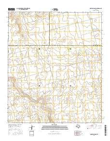 Houston Ranch Texas Current topographic map, 1:24000 scale, 7.5 X 7.5 Minute, Year 2016