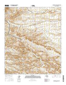 Independence Spring Texas Current topographic map, 1:24000 scale, 7.5 X 7.5 Minute, Year 2016