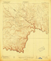 Indian Wells Texas Historical topographic map, 1:62500 scale, 15 X 15 Minute, Year 1918