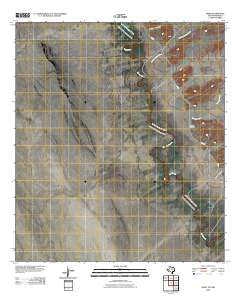 Indio Texas Historical topographic map, 1:24000 scale, 7.5 X 7.5 Minute, Year 2010