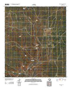 Indio Hill Texas Historical topographic map, 1:24000 scale, 7.5 X 7.5 Minute, Year 2010
